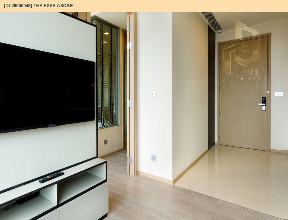 รูป DL26050048 ให้เช่าคอนโด ดิ เอส อโศก (The ESSE Asoke) ใกล้ BTS อโศก พร้อมเข้าอยู่ โทรด่วน 0653619502 LineID @897iyzll - รูปที่ 11/16