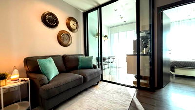 Condos for rent : 🔺 For Rent Condo THE BASE PARK WEST SUKHUMVIT 77 Building 1, Floor 15,1 bed room, Room size 30.00 sqm