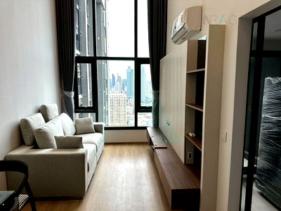 Condos for rent Rama 3 Road : 🔺 For Rent Condo LIFE RAMA 4-ASOKE Building 1, Floor 33,Duplex, Room size 40 sqm