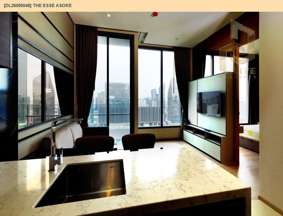 รูป DL26050048 ให้เช่าคอนโด ดิ เอส อโศก (The ESSE Asoke) ใกล้ BTS อโศก พร้อมเข้าอยู่ โทรด่วน 0653619502 LineID @897iyzll - รูปที่ 14/16