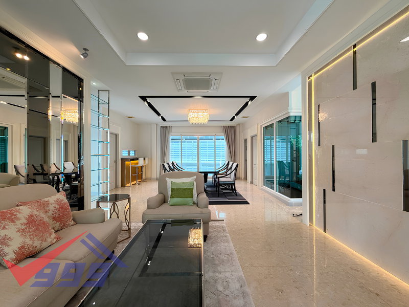 รูป 🏙️ ให้เช่าบ้าน - สไตล์โมเดิร์น สวยหรู ทำเลดี บ้านสวยมากตกแต่งครบพร้อมอยู่เดินทางสะดวก REF. 015HSK - รูปที่ 5/24