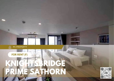 คอนโดให้เช่า : ให้เช่า 🔥 Knightsbridge Prime Sathorn 🔥 เฟอร์นิเจอร์ และ เครื่องใช้ไฟฟ้าครบ ใกล้ BTS ช่องนนทรี
