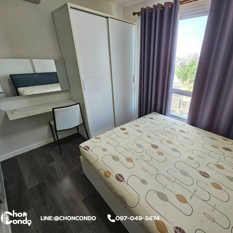 รูป DCondo ดีคอนโด ชั้น6 ตึกC  ------------ วิวโล่ง---- ห้องว่าง 09 พ.ค. 2569 -----------Tel 097-049-5874 (Line: @choncondo มี@ด้วย) - รูปที่ 2/14