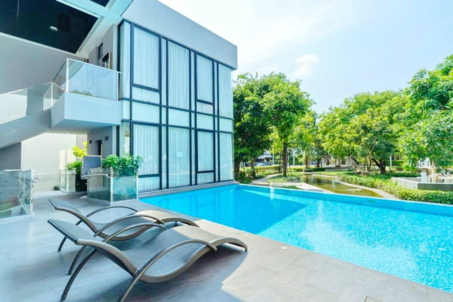 รูป ใกล้ตลาดซีรอ 1.9 กม. ทาวน์โฮม 3 นอน 3 น้ำ ใกล้ ทำเลพระราม 9 กรุงเทพกรีฑา รร.วัดลาดบัวขาว 900 ม.ดีไซน์ทันสมัย 18 ตร.ว. - รูปที่ 8/8