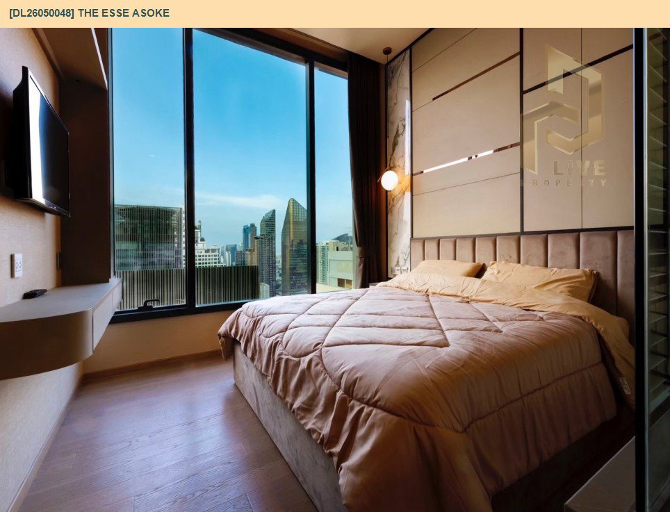 รูป DL26050048 ให้เช่าคอนโด ดิ เอส อโศก (The ESSE Asoke) ใกล้ BTS อโศก พร้อมเข้าอยู่ โทรด่วน 0653619502 LineID @897iyzll - รูปที่ 6/16