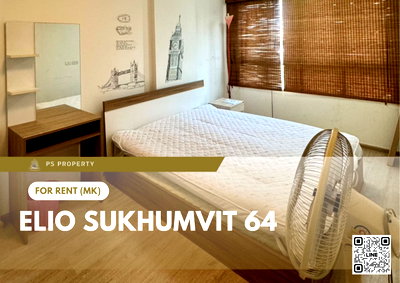 คอนโดให้เช่า : ให้เช่า 📍 Elio Sukhumvit 64 📍 เฟอร์นิเจอร์ และ เครื่องใช้ไฟฟ้าครบ ใกล้ BTS ปุณณวิถี