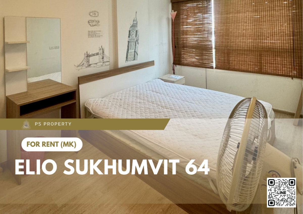 รูป ให้เช่า 📍 Elio Sukhumvit 64 📍 เฟอร์นิเจอร์ และ เครื่องใช้ไฟฟ้าครบ ใกล้ BTS ปุณณวิถี - รูปที่ 1/9