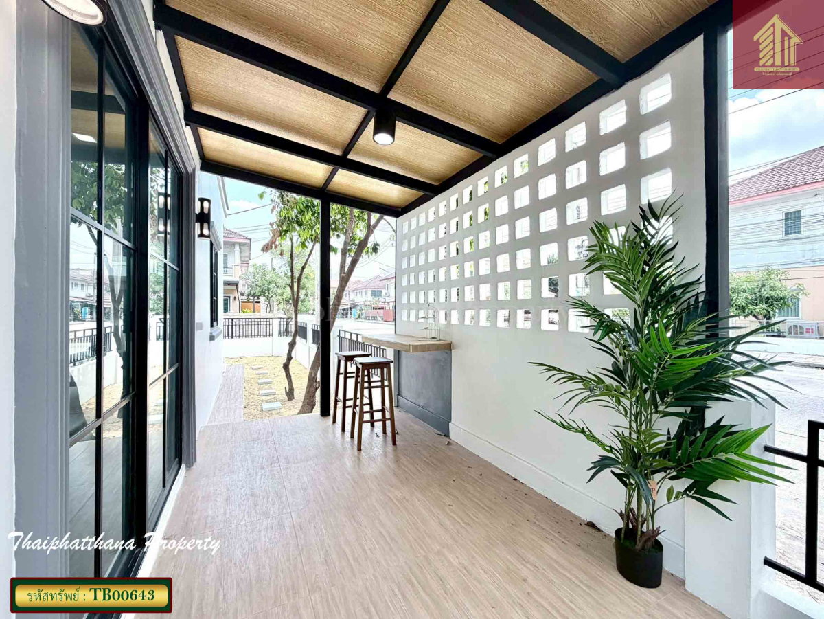 รูป ขายบ้านเดี่ยวหลังมุม รีโนเวทใหม่ หมู่บ้านนนทวี วิลล์ 5 หนองจอก ตกแต่งพร้อมเข้าอยู่ - รูปที่ 15/15