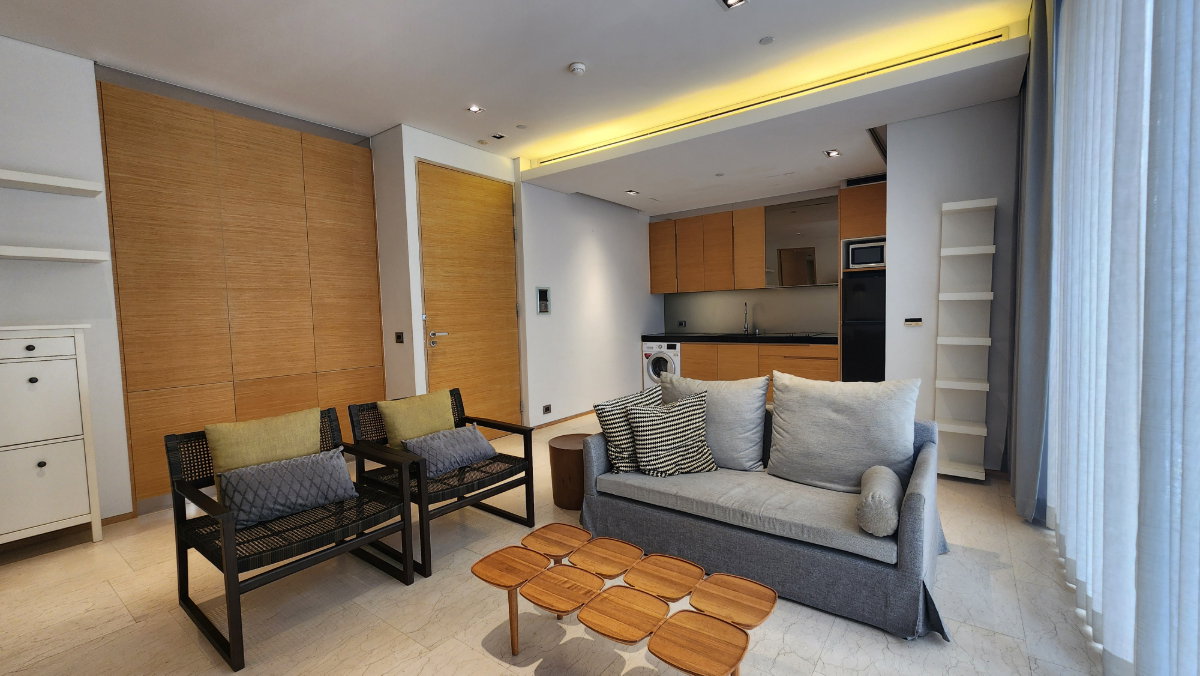 รูป Saladaeng Residences | ห้องกว้างมากหนึ่งนอนไซต์ใหญ่ ตกแต่ง สวยเรียบๆ โล่งๆ เหมาะกับคนมีของเยอะ - รูปที่ 6/6