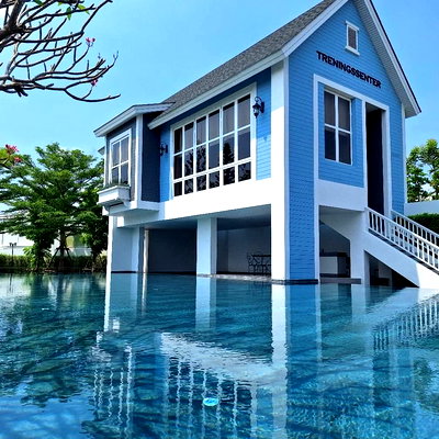 เช่าบ้านเดี่ยว นิคมโรจนะ  : บ้านเดี่ยวปล่อยเช่า Villaggio เกาะเรียน