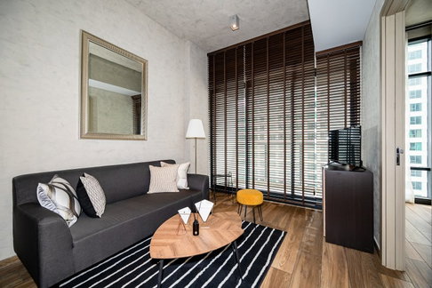 For Rent - The LOFTS Asoke , Super Luxury 1 bedroom 1 bathroom