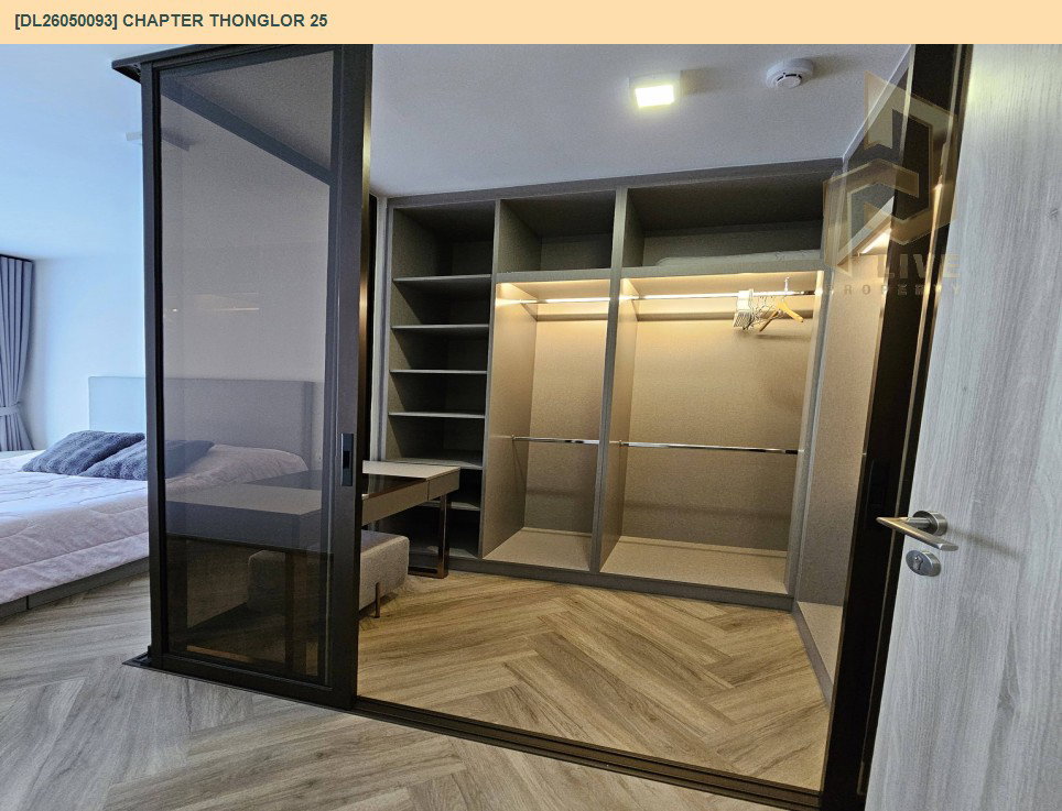 รูป DL26050093 ให้เช่าคอนโด แชปเตอร์ ทองหล่อ 25 (Chapter Thonglor 25) ใกล้ BTS ทองหล่อ พร้อมเข้าอยู่ โทรด่วน 0614453194 LineID @162cjixi - รูปที่ 8/14