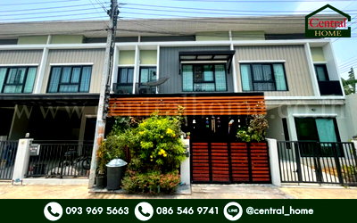 ทาวน์โฮม ไทรน้อย นนทบุรี : ทาวน์เฮ้าส์ เดอะโมดิช ชัยพฤกษ์ - วงแหวน แต่งครบพร้อมอยู่