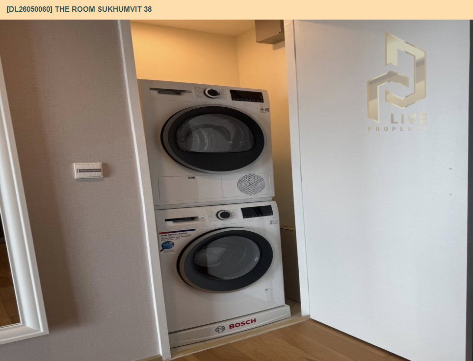 รูป DL26050060 ให้เช่าคอนโด เดอะ รูม สุขุมวิท 38 (The Room Sukhumvit 38) ใกล้ - พร้อมเข้าอยู่ โทรด่วน 0653619502 LineID @897iyzll - รูปที่ 7/12