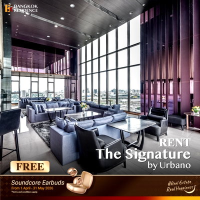 คอนโดให้เช่า : เช่าคอนโด 💎 The Signature by Urbano 2นอน 67.57ตร.ม. 34k ⭐ ยูนิตสวย เฟอร์ครบ ใกล้ BTS สะพานควาย 
