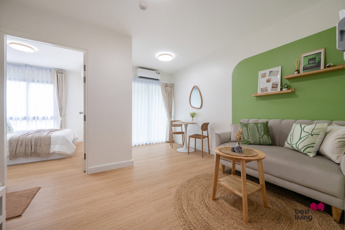 picture Icondo ngamwongwan 1 bedroom with closed kitchen - 3/6