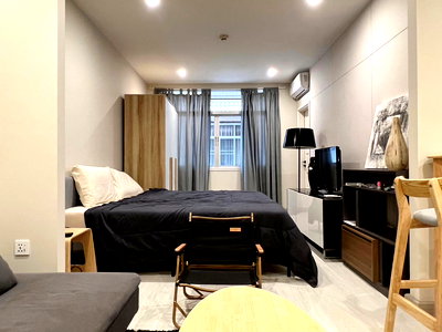 Condos for rent : P-126489 Stylish Condo @Baan Klang Krung Resort Ratchada 7 for Rent 13,000/Month Near MRT Huai Khwang | Line Id: @easycondoplus | 099-229-6397