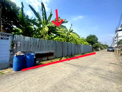 ที่ดิน วิทยาลัยเทคโนโลยีไทยบริหารธุรกิจ : ขาย ที่ดิน ทำเลดี ถมแล้ว 200 ตรว. ผังสีส้ม ซ.รามอินทรา 31 แยก 6 ใกล้ BTS กม.4 เพียง 700 เมตร เหมาะทำสร้างบ้านพักอาศัย สนง. หรือ อพาร์ทเม้น