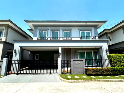เช่าบ้านเดี่ยว ม.ธนบุรี : ให้เช่าบ้านเดี่ยวหรู โครงการ Grandio เพชรเกษม 81  บ้านใหม่ 