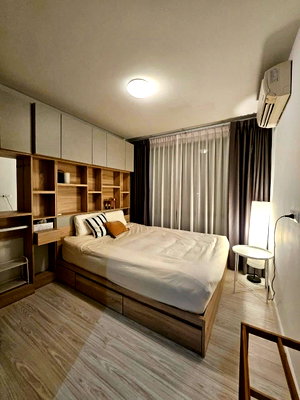 Condos for rent Thiam Ruam Mit Road : 🏙️ L Style Condo Huai Khwang | 1 Bedroom 31 Sq.m. with Closed Kitchen & Full Appliances | Only 10,000 THB/Month