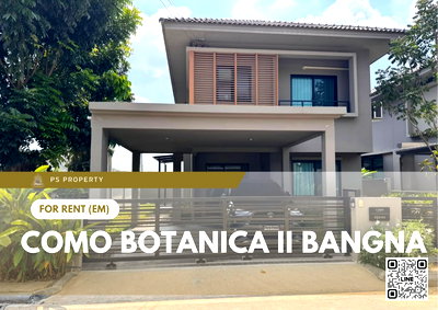 Houses for rent Suwannaphum International Airport : Detached house for rent 🔥 COMO BOTANICA II Bangna 🔥 3 bedrooms, 3 bathrooms, near Mega Bangna