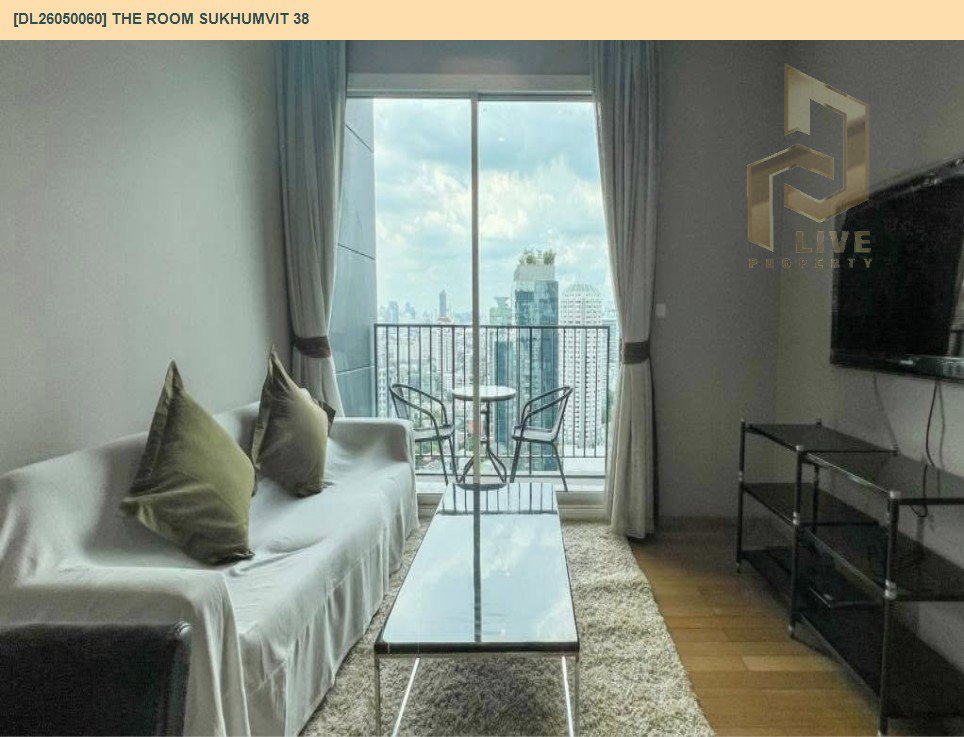 รูป DL26050060 ให้เช่าคอนโด เดอะ รูม สุขุมวิท 38 (The Room Sukhumvit 38) ใกล้ - พร้อมเข้าอยู่ โทรด่วน 0653619502 LineID @897iyzll - รูปที่ 2/12