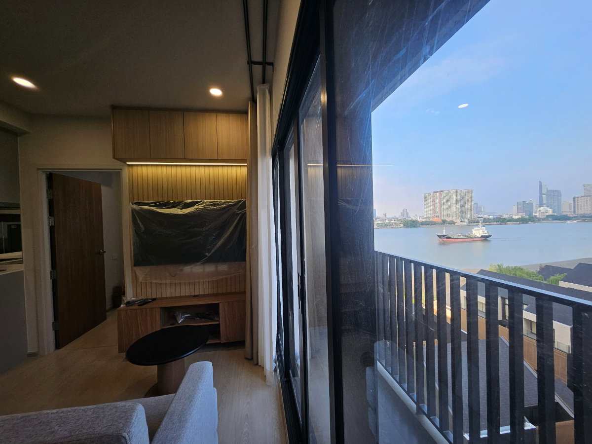 รูป 🛁 แช่อ่างชมพระอาทิตย์ขึ้นได้ทุกวัน 2 Bed ห้องมุม วิวแม่น้ำเต็มตา - รูปที่ 13/41