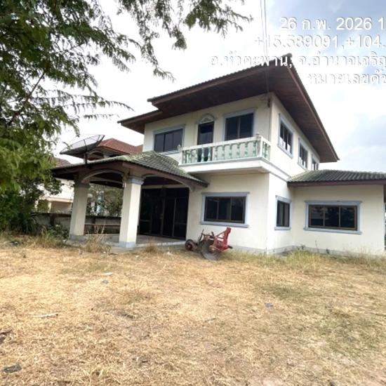 รูป บ้านเดี่ยว 215 ตร.วา หัวตะพาน อำนาจเจริญ 1.7M - รูปที่ 1/42