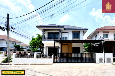 บ้านเดี่ยว ม.เทคโนโลยีมหานคร : ขายบ้านเดี่ยวหลังมุม รีโนเวทใหม่ หมู่บ้านนนทวี วิลล์ 5 หนองจอก ตกแต่งพร้อมเข้าอยู่