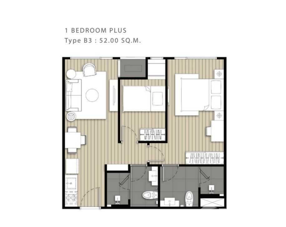 picture 2bedroom 2 bathroom fully decorations ready to move in 6032029 - 3/19