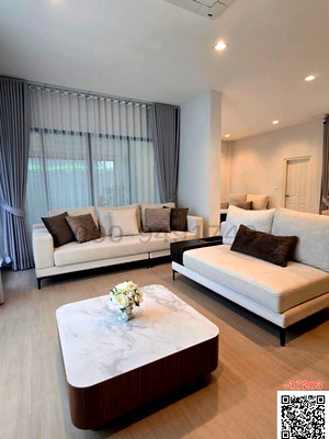 บ้านเดี่ยวให้เช่า : เช่า บ้านเดี่ยวหรู 2 ชั้น หมู่บ้านลัดดารมย์ วงแหวน-รามอินทรา (Q House) ใกล้ Fashion Island