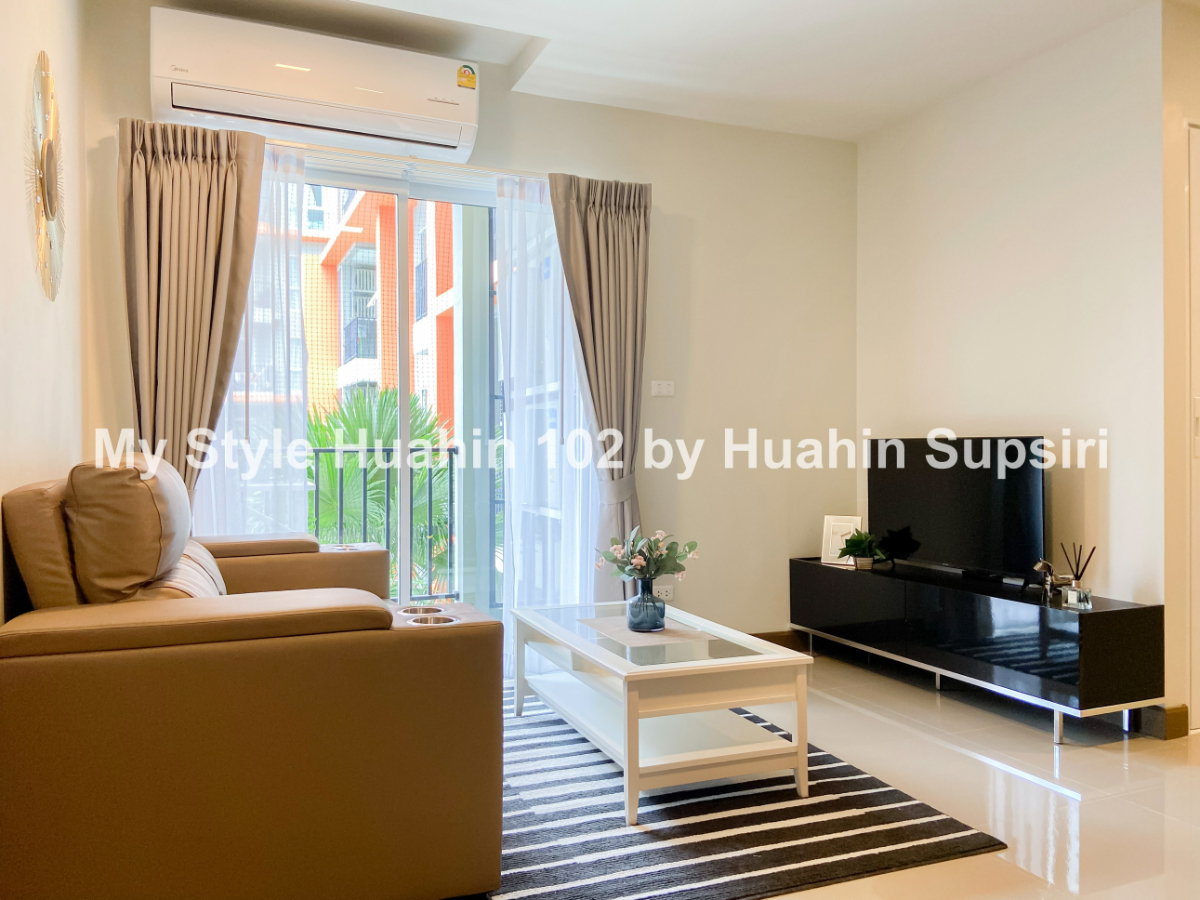 รูป ให้เช่า Room for rent at My style Hua Hin 102 Two Bedroom 23,000 THB  52 sqm. - รูปที่ 4/20