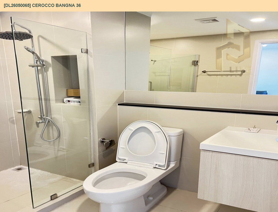 รูป DL26050065 ให้เช่าคอนโด ซีรอคโค บางนา 36 (Cerocco Bangna 36) ใกล้ - พร้อมเข้าอยู่ โทรด่วน 0653619502 LineID @897iyzll - รูปที่ 7/8