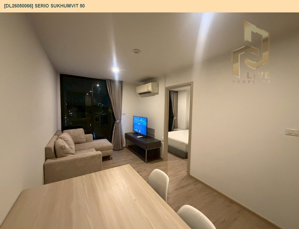 รูป DL26050066 ให้เช่าคอนโด เซอริโอ้ สุขุมวิท 50 (Serio Sukhumvit 50 ) ใกล้ BTS อ่อนนุช พร้อมเข้าอยู่ โทรด่วน 0653619502 LineID @897iyzll - รูปที่ 6/7