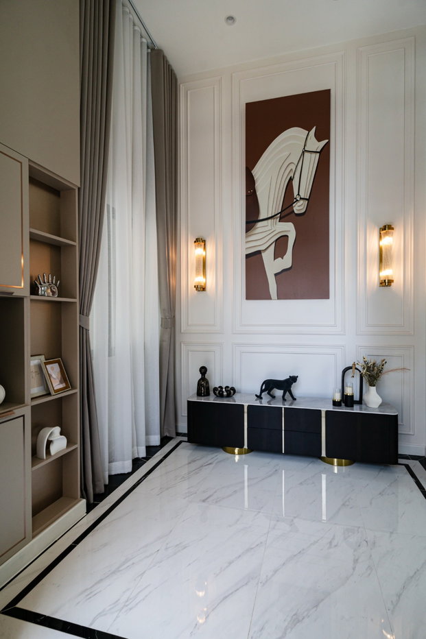 รูป RS6051 DEAL ดีที่สุดในโครงการ ขาย / เช่า บ้าน Ultra Luxury CINQ ROYAL Krungthep Kreetha บ้านใหม่ ไม่เคยเข้าอยู่ พร้อมลิฟต์ส่วนตัว  - รูปที่ 5/27