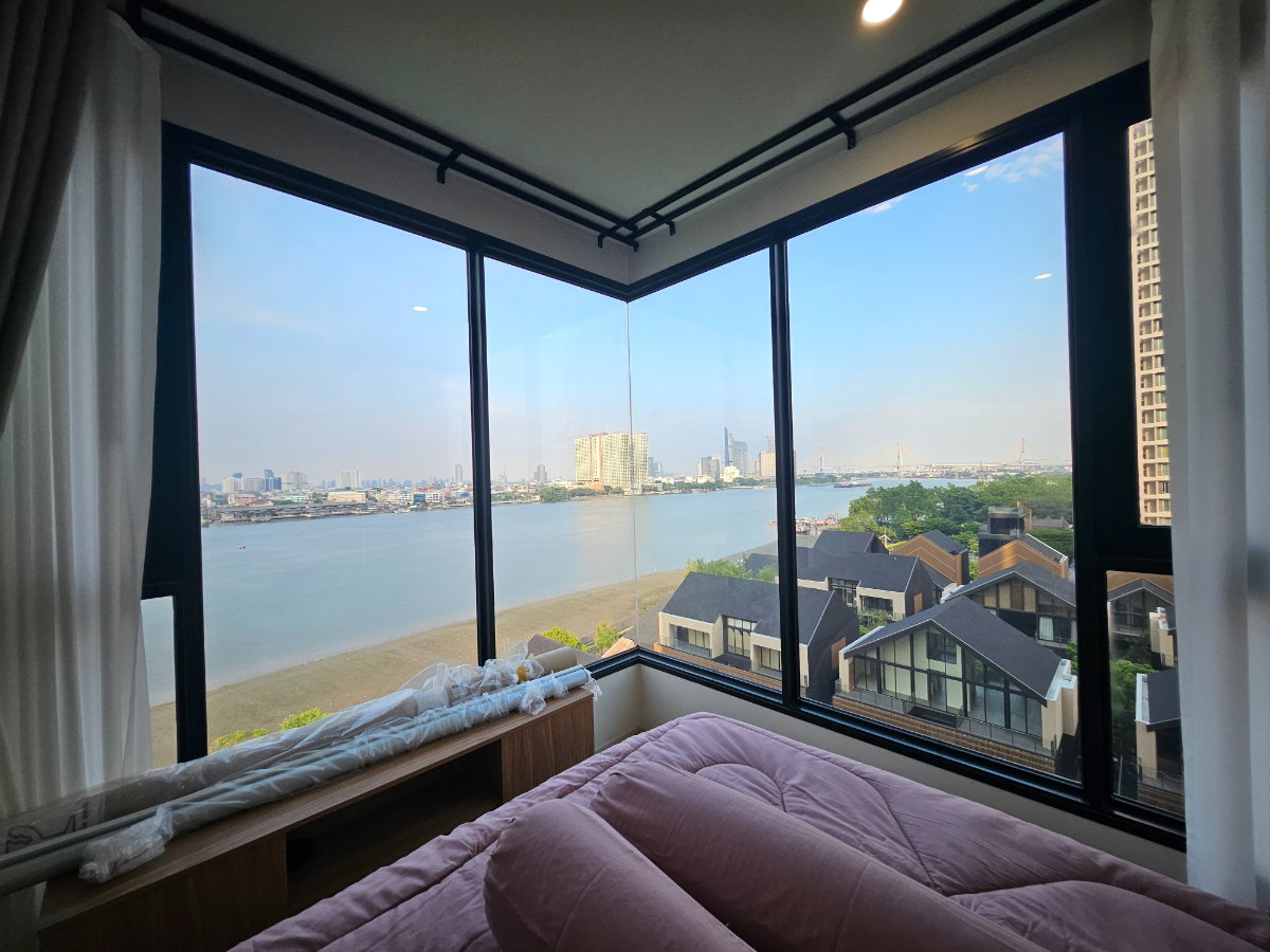 รูป 🛁 แช่อ่างชมพระอาทิตย์ขึ้นได้ทุกวัน 2 Bed ห้องมุม วิวแม่น้ำเต็มตา - รูปที่ 5/41