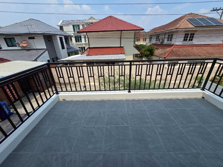 รูป บ้านเดี่ยว  รามอินทรา ใกล้รถไฟฟ้าสายสีชมพู  หมู่บ้านร่มเย็น นัดชมบ้าน 085-318-6868 คุณวา - รูปที่ 20/28