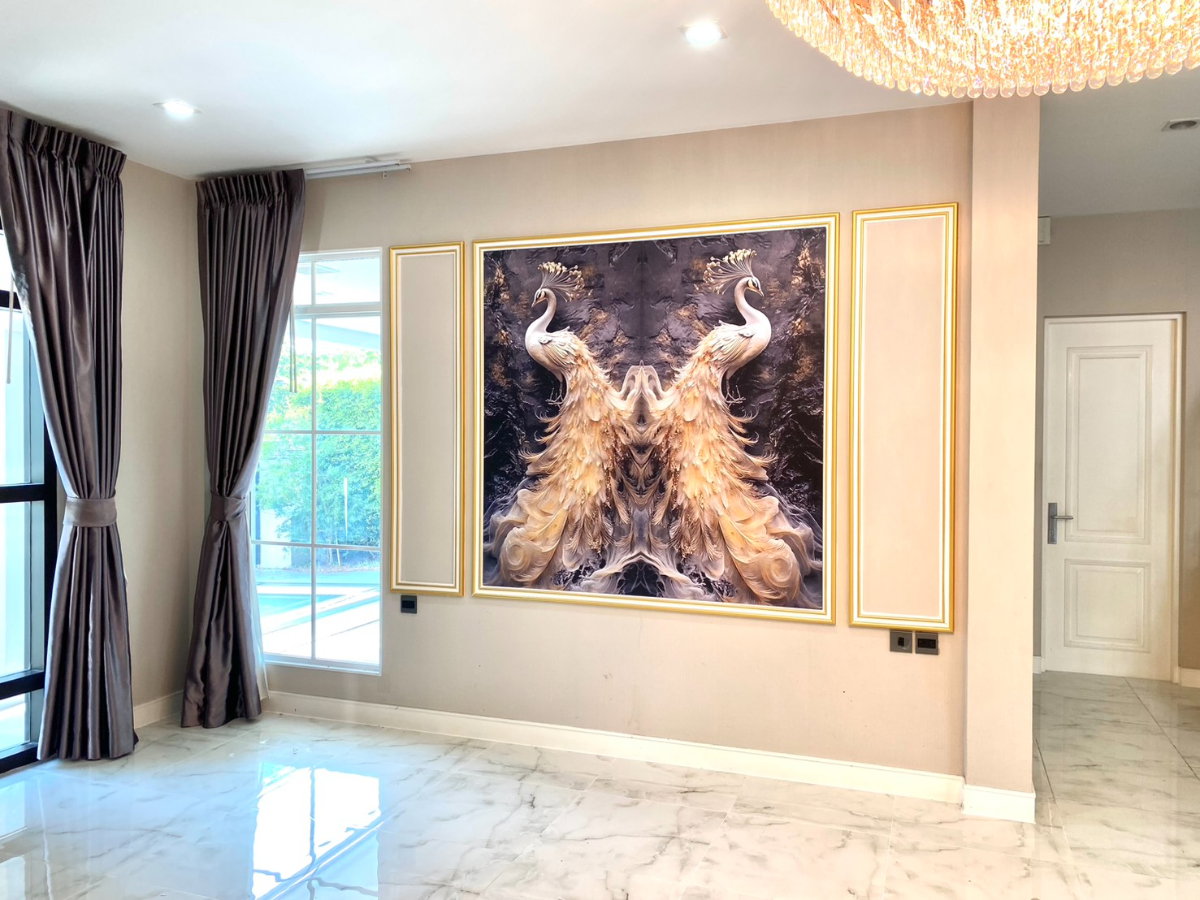 รูป ขายบ้านเดี่ยว นันทวัน บางนา กม.7 สภาพดี Built-in พร้อมเข้าอยู่ ทำเลดีใกล้ Mega Bangna  - รูปที่ 4/25