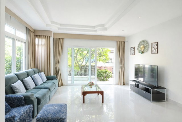รูป ปัญญาอินทรา เลียบคลองสอง MRTคู้บอน แฟชั่นไอส์แลนด์3.75 กม. 3นอน 2 น้ำ บ้านเดี่ยว 2 ชั้น หลังมุม 42 ตร.วา.167 ตร.ม. ใกล้รร.บางชัน 1.5 กม. - รูปที่ 4/8