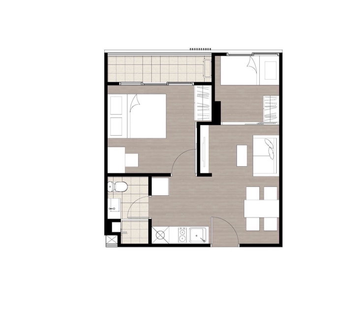 รูป “🔥 ห้องมุมวิวล้าน ฟีลรีสอร์ทหรู @ Atmoz 71 | 1 Bed Plus 40 ตร.ม. แต่งครบ พร้อมอยู่” - รูปที่ 22/22