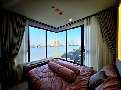 Condos for rent : 🌊 Stunning Panorama! Luxury 2BR Corner Unit with Full River View (Brand new unit)