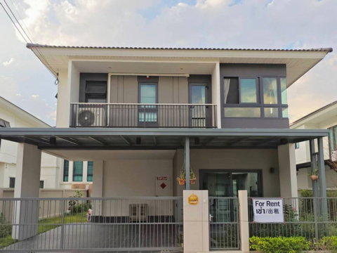 บ้านเดี่ยวให้เช่า โครงการภาลัย แกรนด์ วิลล์ สันกำแพง-เชียงใหม่ ใกล้โรงพยาบาลกรุงเทพ (R1120) T.0946511456