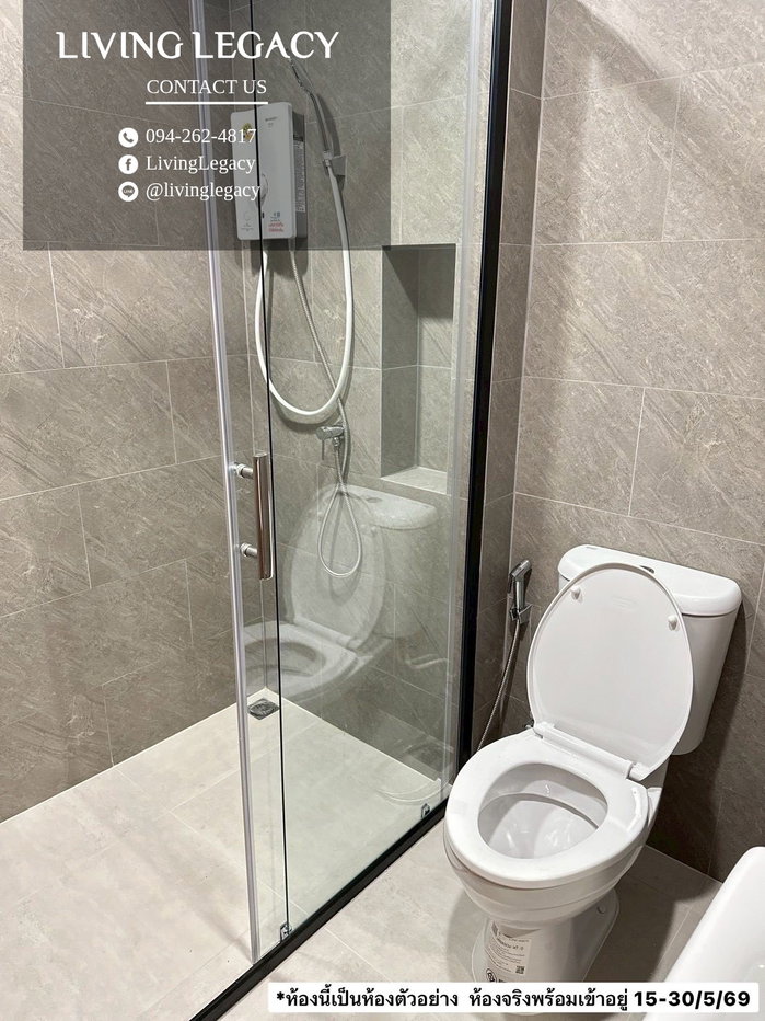 รูป LUIHAZV3 เช่าด่วน คอนโด The Rich Rama 9 - Srinakarin 36 ตร.ม. | ชั้น 26 | 1 ห้องนอน | 1 ห้องน้ำ 21,000 บาท/เดือน line id : @livinglegacy - รูปที่ 8/10