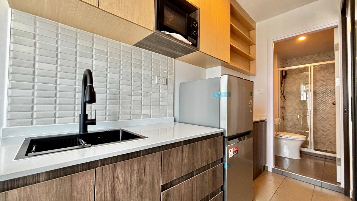 รูป 🔥คอนโดใหม่ พร้อมอยู่ ใกล้ BTS วุฒากาศ เพียง 180 เมตร ‼️Regent home Wutthakat High Flooor 🔥 - รูปที่ 6/11