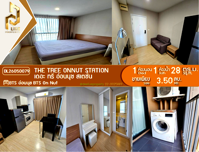 Condos for sale : DL26050079 Condo for sale, The Tree Onnut Station near BTS On Nut, ready to move in, call urgently 0638692663 LineID @655ebbvc