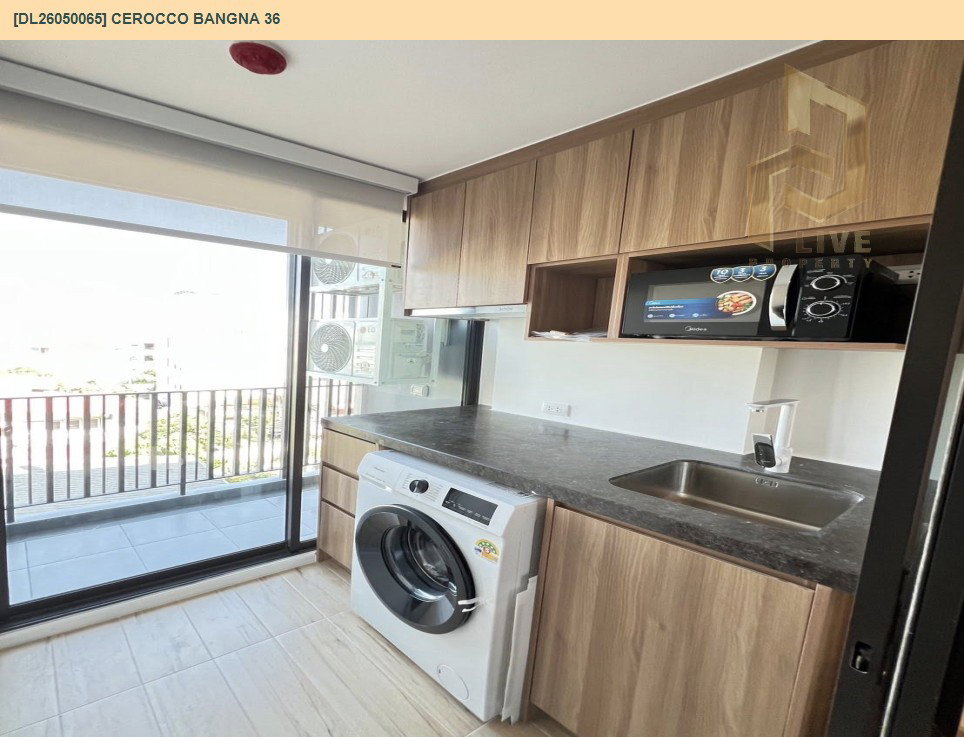 รูป DL26050065 ให้เช่าคอนโด ซีรอคโค บางนา 36 (Cerocco Bangna 36) ใกล้ - พร้อมเข้าอยู่ โทรด่วน 0653619502 LineID @897iyzll - รูปที่ 5/8