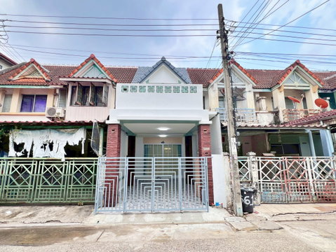 ขายบ้าน ม.พูนสินธานี3 #เคหะร่มเกล้า64  #บ้านลาดกระบัง ซอยเคหะร่มเกล้า64  สนามบินสุวรรณภูมิ กรุงเทพกรีฑาตัดใหม่ มอเตอร์เวย์