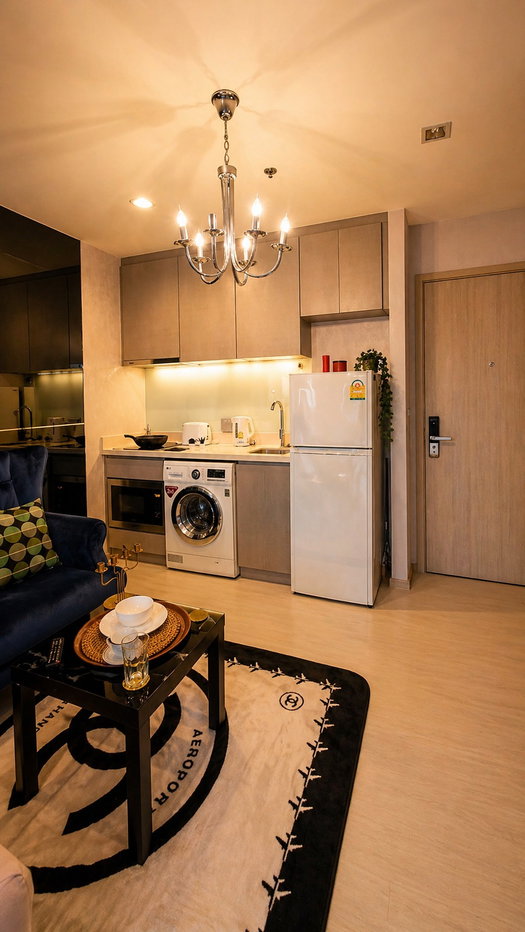 รูป ริทึ่ม สุขุมวิท 36 - 38 Studio ชั้น 12A ขนาด 25 ตร.ม. เช่า 16,900 บาท/เดือน Ready to move in - รูปที่ 2/7