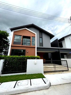 เช่าบ้านแฝด นนทบุรี : 📣ให้เช่าบ้าน🏠 อณาสิริ ชัยพฤกษ์ วงแหวน 2  บ้านแฝด สไตร์บ้านเดี่ยว หลังมุม ผนังไม่ติดกัน