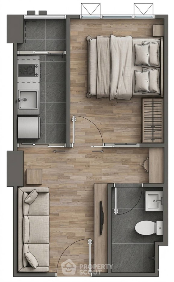 picture 1-BR Condo at The Origin Phahon-Saphanmai in Khlong Thanon (ID 2875169) - 6/6